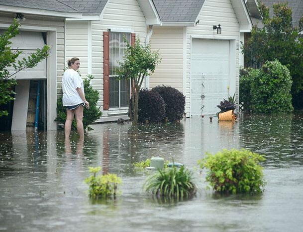 Flood drainage